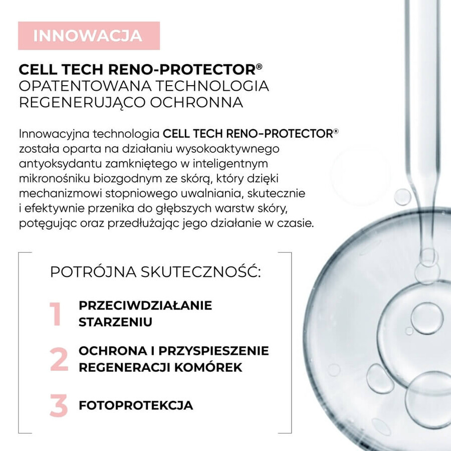 L'Biotica Aesthetic Clinic Meso, smoothing and reshaping night dermo-treatment, 30 ml + micellar cleansing and brightening lotion, 50 ml free