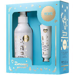 Yope Winter Ochtend set, zeep, 300 ml + handcrème, 50 ml GEBROKEN VERPAKKING Yope Winter Ochtend set, zeep, 300 ml + handcrème, 50 ml GEBROKEN VERPAKKING