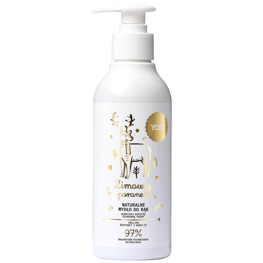 Yope Winter Ochtend set, zeep, 300 ml + handcrème, 50 ml GEBROKEN VERPAKKING