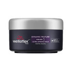 Set Wella Wellaflex Men, matt styling paste, ultra strong hold, 75 ml + Full Boost thickening gel, 150 ml