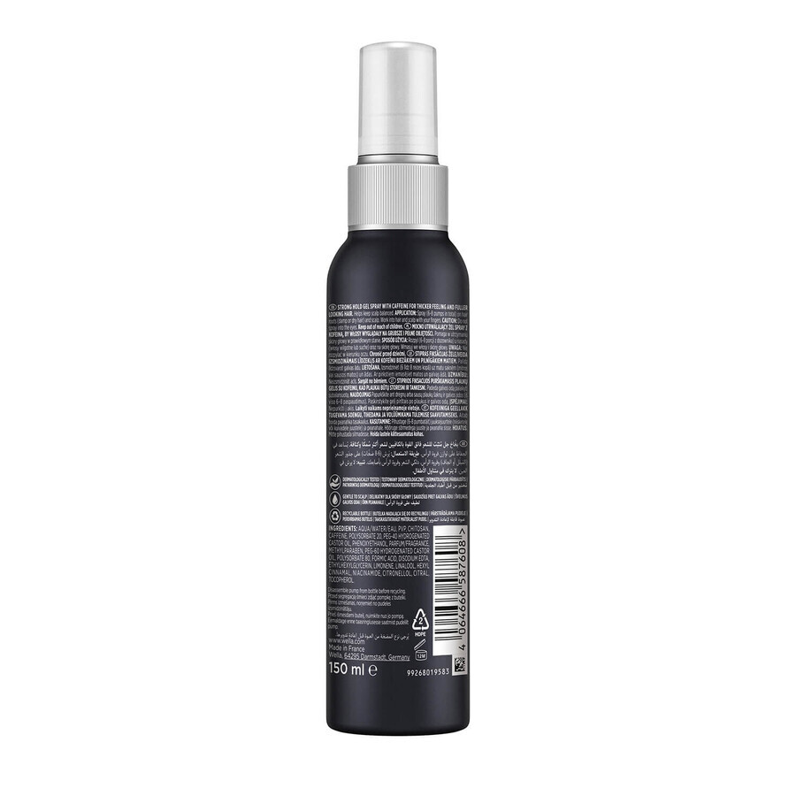 Set Wella Wellaflex Men, matt styling paste, ultra strong hold, 75 ml + Full Boost thickening gel, 150 ml