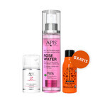 Apis Home Terapis set, mist met rozenwater, 150 ml + verstevigende crème met vitamine C, vasculaire huid, 50 ml + mandarijn douchegel, 50 ml gratis Apis Home Terapis set, mist met rozenwater, 150 ml + verstevigende crème met vitamine C, vasculaire huid, 50 ml + mandarijn douchegel, 50 ml gratis