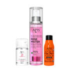 Apis Home Terapis set, mist met rozenwater, 150 ml + verstevigende crème met vitamine C, vasculaire huid, 50 ml + mandarijn douchegel, 50 ml gratis Apis Home Terapis set, mist met rozenwater, 150 ml + verstevigende crème met vitamine C, vasculaire huid, 50 ml + mandarijn douchegel, 50 ml gratis