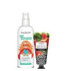 Marion No-Knots, spray de pieptănat, 120 ml + cremă de mâini hidratantă pepene roșu și avocado, 50 ml gratis Marion No-Knots, spray de pieptănat, 120 ml + cremă de mâini hidratantă pepene roșu și avocado, 50 ml gratis