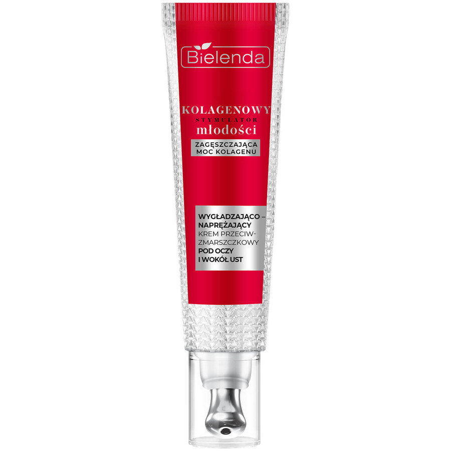 Bielenda Collagen Youth Stimulator, anti-wrinkle smoothing and firming cream under the eyes and around the lips, 15 ml