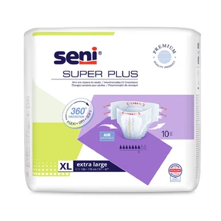 Super Plus Pechos, pañales, Extra Grande, 130-170 cm, 10 uds.