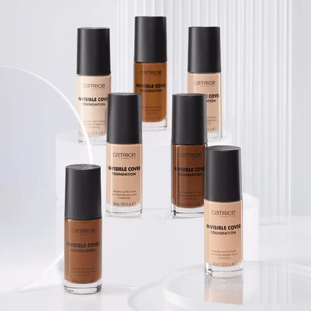 Catrice Invisible Cover Foundation, base de maquillaje nº 082N, 30 ml