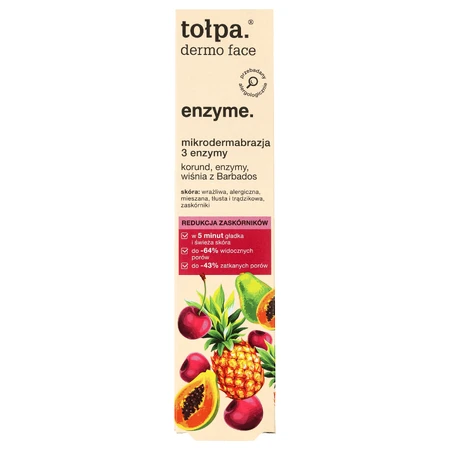 Tolpa Dermo Face Enzyme, microdermoabrasión 3 enzimas, 40 ml