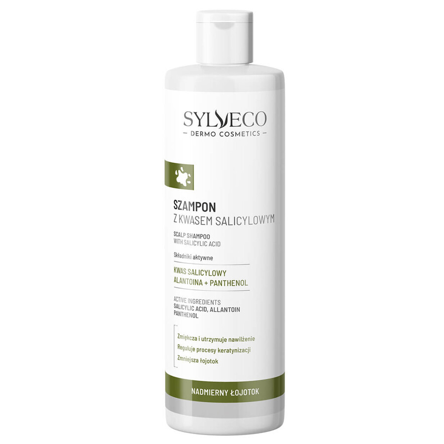 Set Sylveco Dermo Excessive Seborrhea, scalp regulating poultice 150 ml + salicylic acid shampoo 300 ml + acid scalp scrub 150 ml for 1 penny
