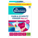 Dr. Beckmann, black tissue wipes 3in1, 40 pieces
