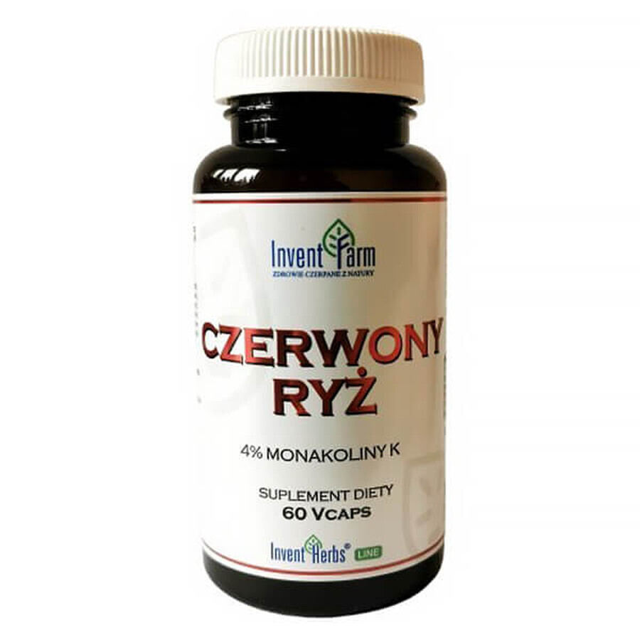 Invent Farm Red Rice, 60 vegan capsules