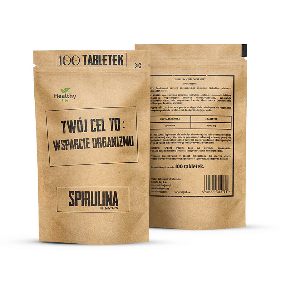 Simple Day Spirulina, 100 compresse