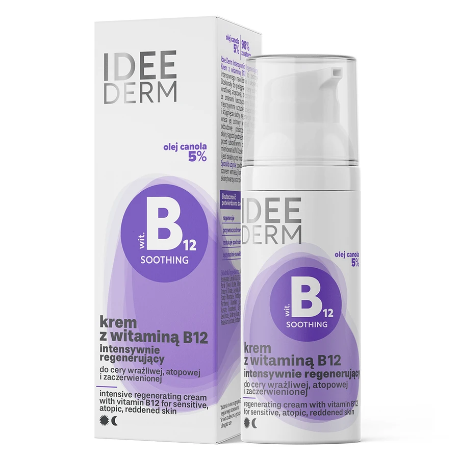 Idee Derm, intensiv regenerierende Creme mit Vitamin B12, 50 ml