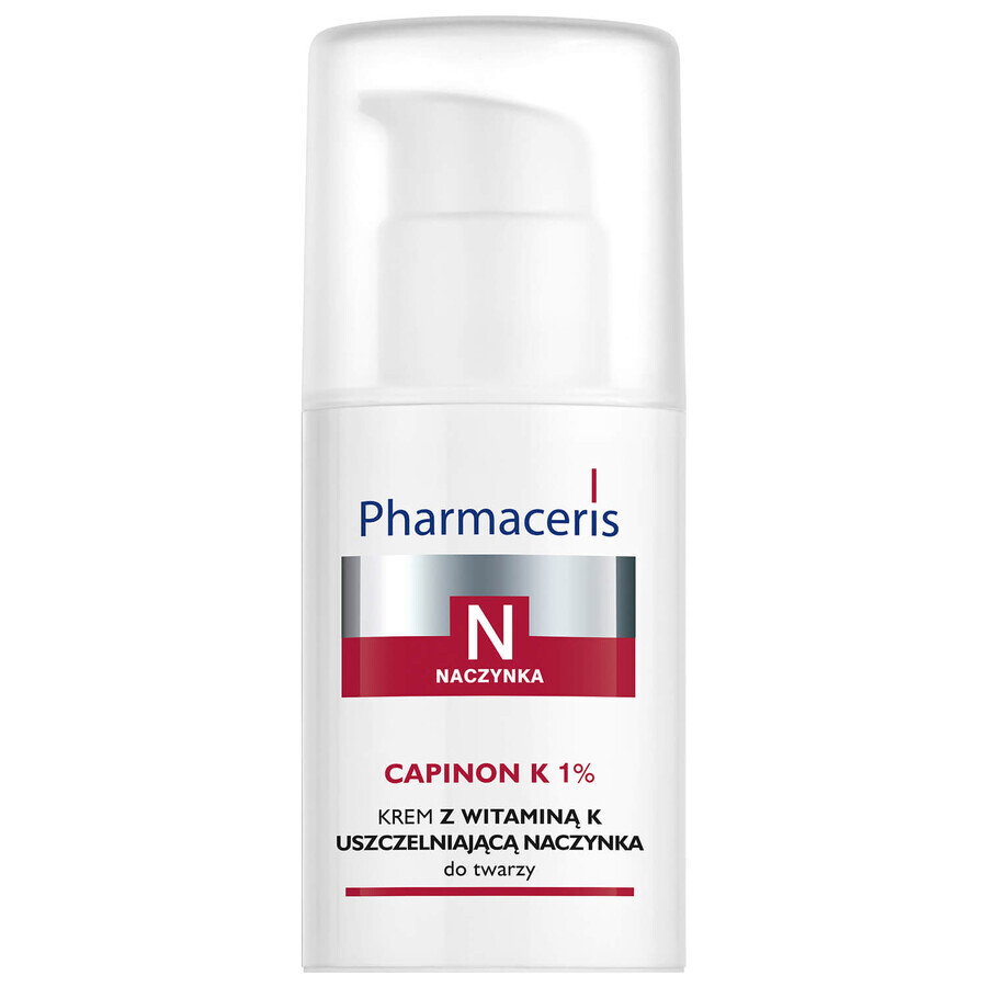 Pharmaceris N Capinon K 1%, vitamin K cream for vascular sealing, 30 ml + vitamin C concentrate 1200 mg, hardening and smoothing, 5 ml free of charge