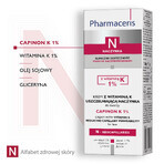 Pharmaceris N Capinon K 1%, vitamin K cream for vascular sealing, 30 ml + vitamin C concentrate 1200 mg, hardening and smoothing, 5 ml free of charge