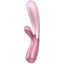 Satisfyer Hot Lover, verwarmde bunny vibrator, app-gestuurd, roze