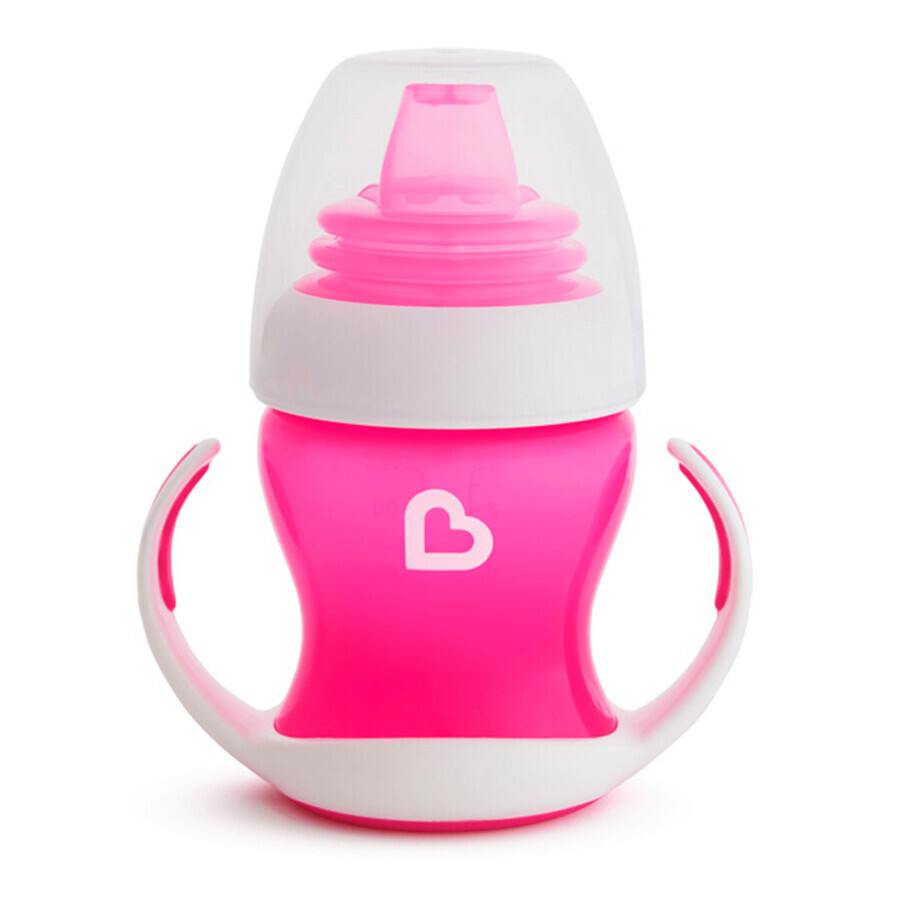 Munchkin transitional cup, pink, 118 ml