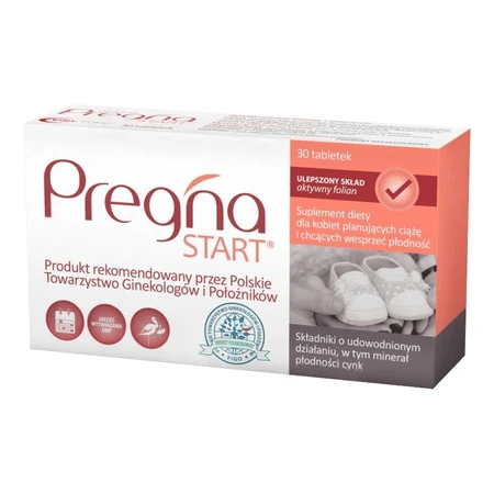 Pregna Start Set, para mujeres que planean un embarazo, 30 comprimidos + Pregna Start On, 30 cápsulas