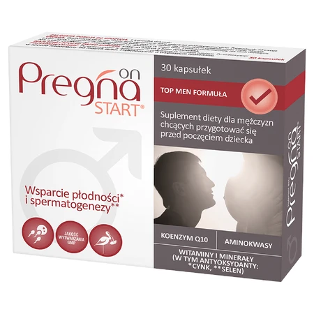 Pregna Start Set, para mujeres que planean un embarazo, 30 comprimidos + Pregna Start On, 30 cápsulas