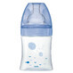 Bottle with sensory function and anti-colic flat teat, Large, 0-6 months, 150 ml, Dodie