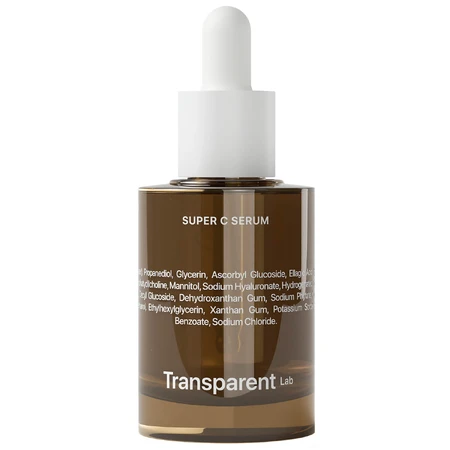 Transparent Lab Super C Serum con vitamina C y ácido hialurónico, 30 ml