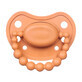 Luu Kids, chupete, posicionamiento, silicona, Pumpkin Spice, 0-3 meses, 1 ud.