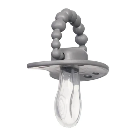 Luu Kids, sucette, positionnement, silicone, Lovely Gray, à partir de 6 mois, 1 pièce