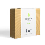 Moya Matcha Starter Kit, Matcha Traditionele Biologische Japanse Matcha Thee, 30 g + glazen theepot, 1 stuk + Chasen, matcha bezem, 1 stuk Moya Matcha Starter Kit, Matcha Traditionele Biologische Japanse Matcha Thee, 30 g + glazen theepot, 1 stuk + Chasen, matcha bezem, 1 stuk