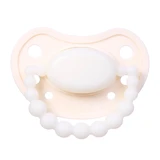 Luu Kids, ciuccio, posizionamento, in silicone, fosforescente, American Cream Glow, da 6 mesi, 1 pezzo