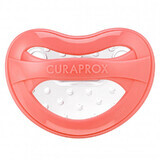Curaprox Baby, sucette, silicone, corail, taille 0, 0-7 mois, 1 pc
