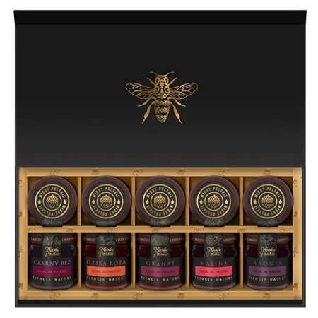Honey Juice & Honey Premium Black Polish Set Honey Juice & Honey Premium Black, diferentes tipos, 10 x 40 g