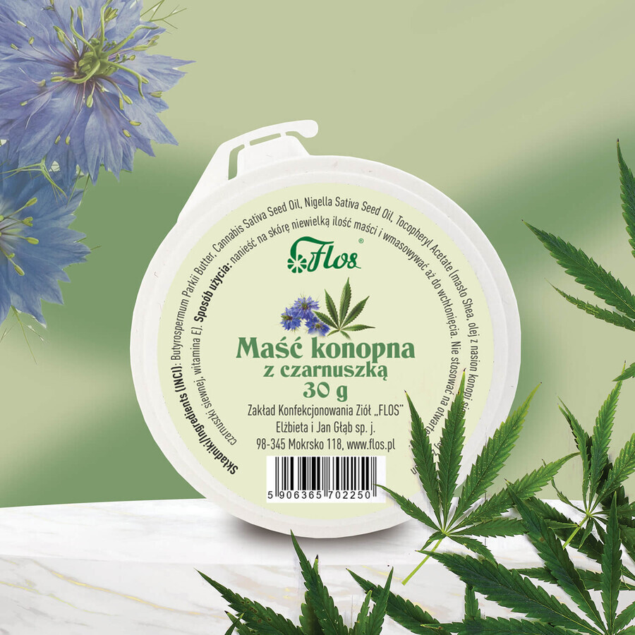 Flos, unguent de cânepă cu chimen, 30 g