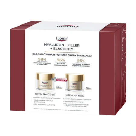 Eucerin Hyaluron-Filler + Elasticity Set, Tagescreme 50 ml + Nachtcreme 50 ml