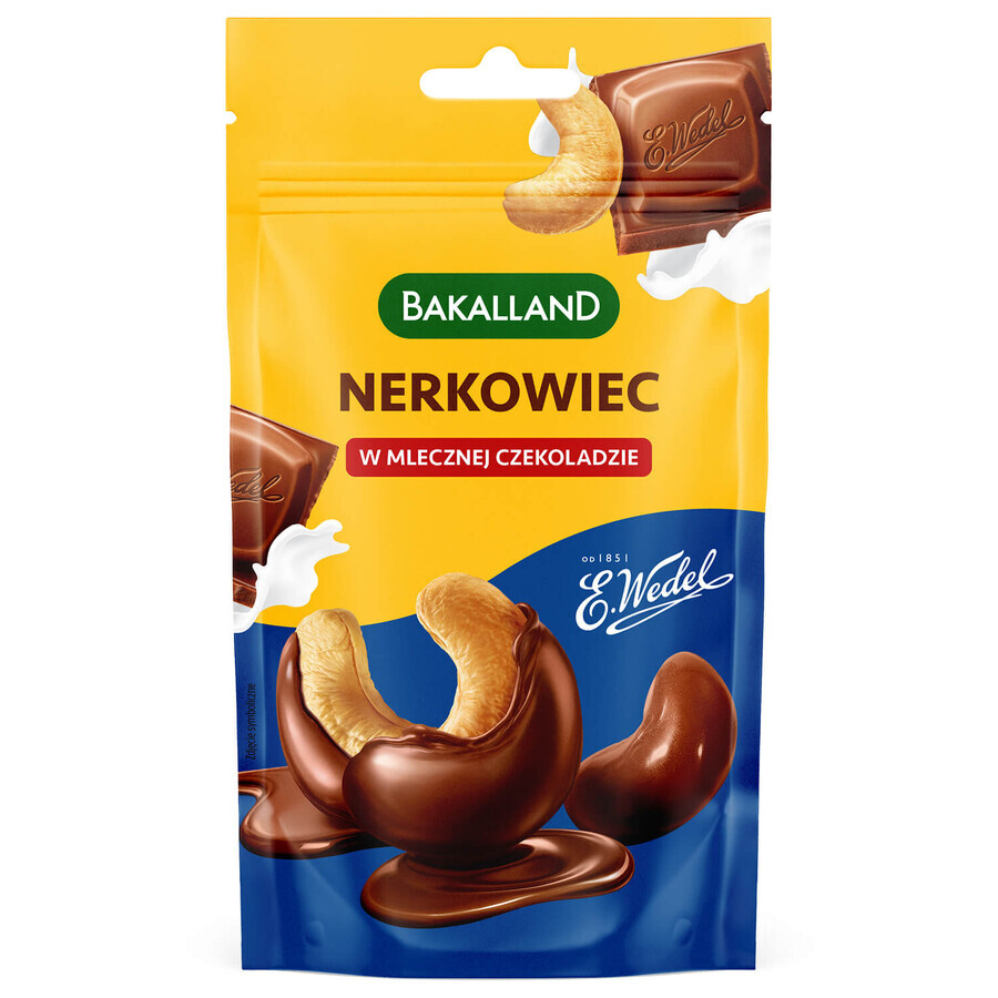 Bakalland Cashew in Milchschokolade, 75 g