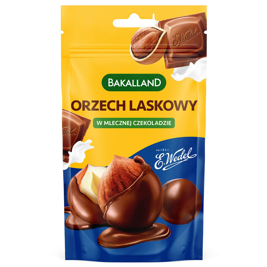 Bakalland Arachidi in cioccolato al latte, 72 g