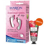 Marion Spa, tratament exfoliant pentru picioare, șosete înmuiate activ, 2 x 20 ml + cremă de mâini reparatoare Rodie & Acai, 50 ml gratuit Marion Spa, tratament exfoliant pentru picioare, șosete înmuiate activ, 2 x 20 ml + cremă de mâini reparatoare Rodie & Acai, 50 ml gratuit