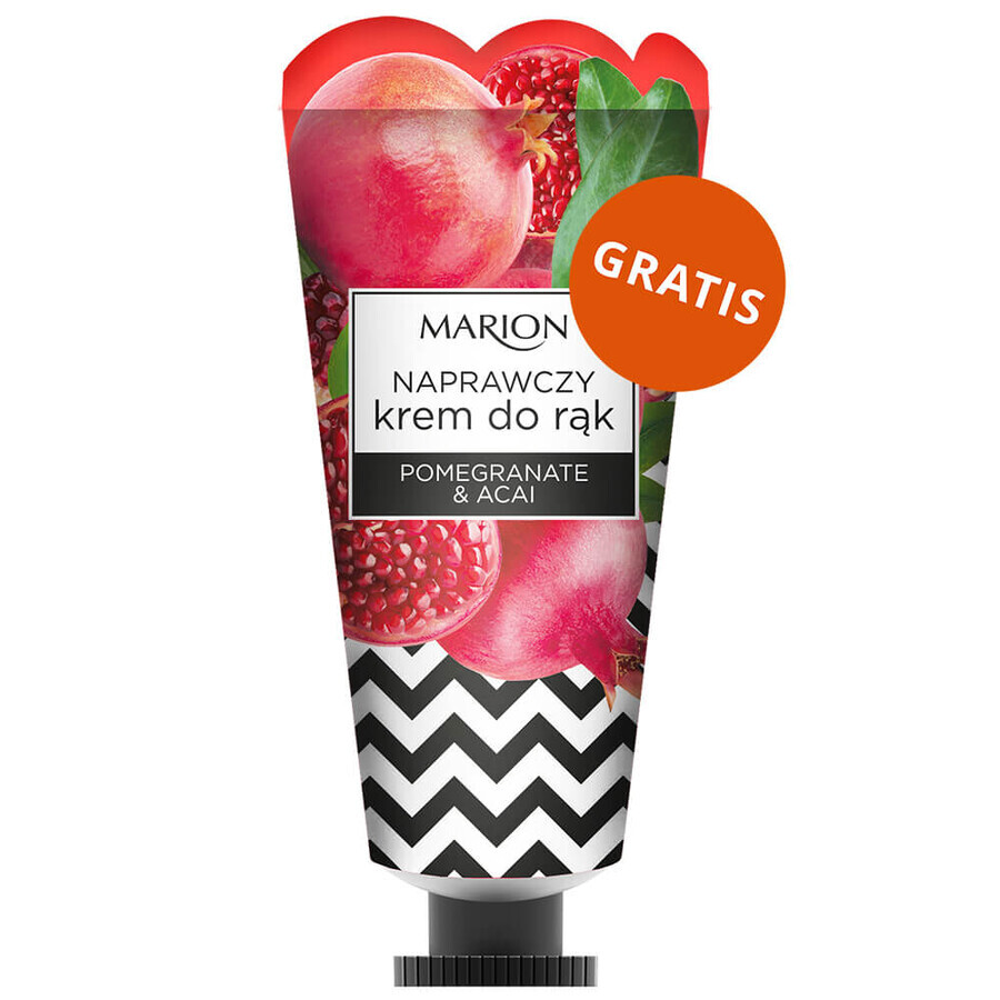 Marion Spa, tratament exfoliant pentru picioare, șosete înmuiate activ, 2 x 20 ml + cremă de mâini reparatoare Rodie & Acai, 50 ml gratuit