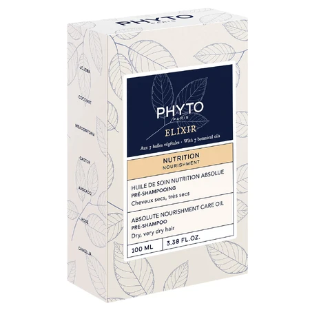 Phyto Nutrition Elixir, voedende haarolie voor gebruik vóór shampoo, 100 ml