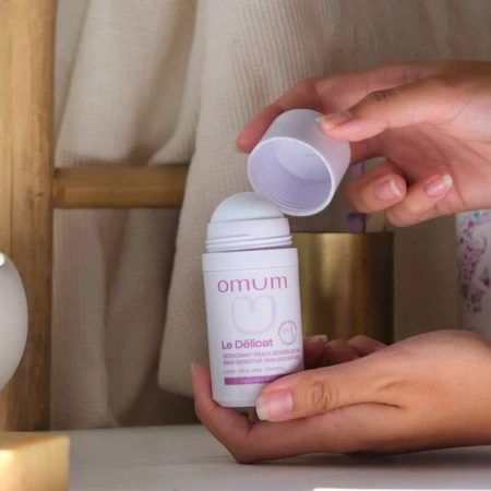 Omum Desodorante natural suave para pieles sensibles para mujeres embarazadas y en periodo de lactancia, 50 ml