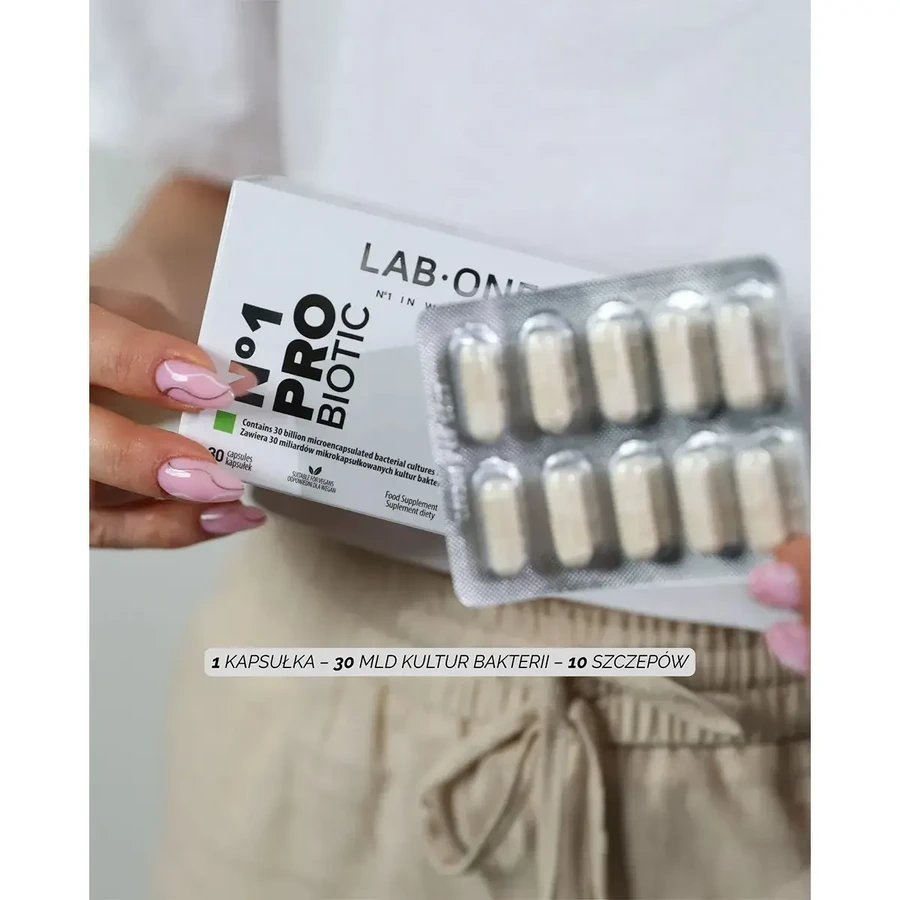 Lab One No 1 ProBiotic, 30 cápsulas