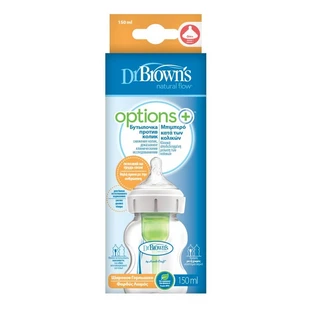 PP Optins Plus Wide Neck Bottle 150 ml, Dr Browns