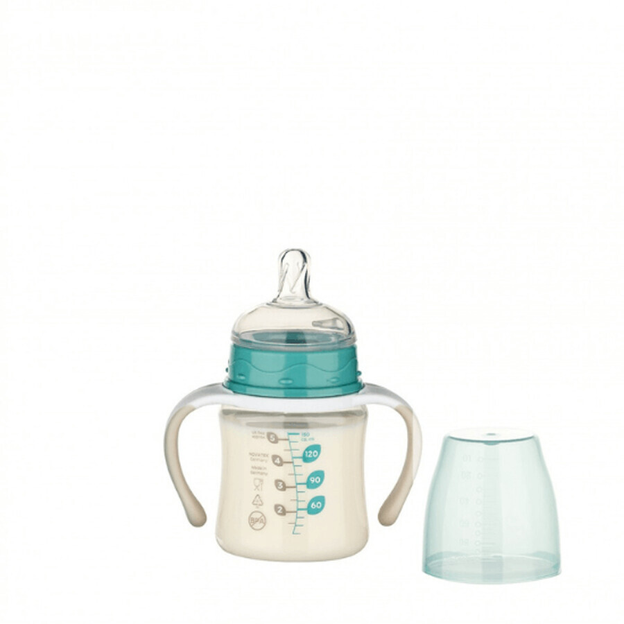 Buy Bottle with wide neck and BPA-free handles, blue, 150ml, Dentistar Bottle with wide neck and BPA-free handles, blue, 150ml, Dentistar