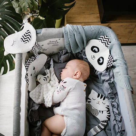 BabyOno Natural Bamboo, knitted blanket, bamboo, blue, 75 cm x 100 cm