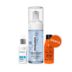 Set Acqua dell'Apis Himalaya, schiuma micellare per la pulizia del viso, 150 ml + siero, 30 ml + gel doccia al mandarino, 50 ml in omaggio Set Acqua dell'Apis Himalaya, schiuma micellare per la pulizia del viso, 150 ml + siero, 30 ml + gel doccia al mandarino, 50 ml in omaggio