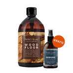 Perfect House Wood Floor, lichid pentru curățarea și îngrijirea pardoselilor din lemn, 500 ml + parfum de interior, piper roz și ambră, 100 ml gratuit Perfect House Wood Floor, lichid pentru curățarea și îngrijirea pardoselilor din lemn, 500 ml + parfum de interior, piper roz și ambră, 100 ml gratuit