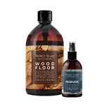 Perfect House Wood Floor, lichid pentru curățarea și îngrijirea pardoselilor din lemn, 500 ml + parfum de interior, piper roz și ambră, 100 ml gratuit Perfect House Wood Floor, lichid pentru curățarea și îngrijirea pardoselilor din lemn, 500 ml + parfum de interior, piper roz și ambră, 100 ml gratuit