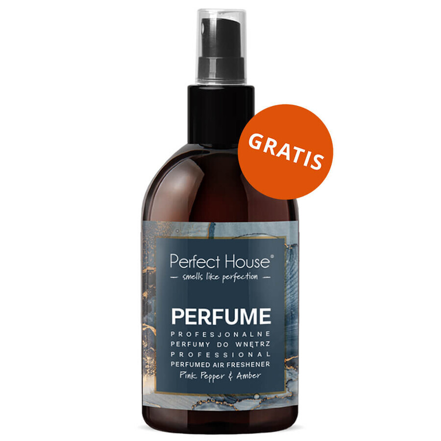 Perfect House Wood Floor, lichid pentru curățarea și îngrijirea pardoselilor din lemn, 500 ml + parfum de interior, piper roz și ambră, 100 ml gratuit