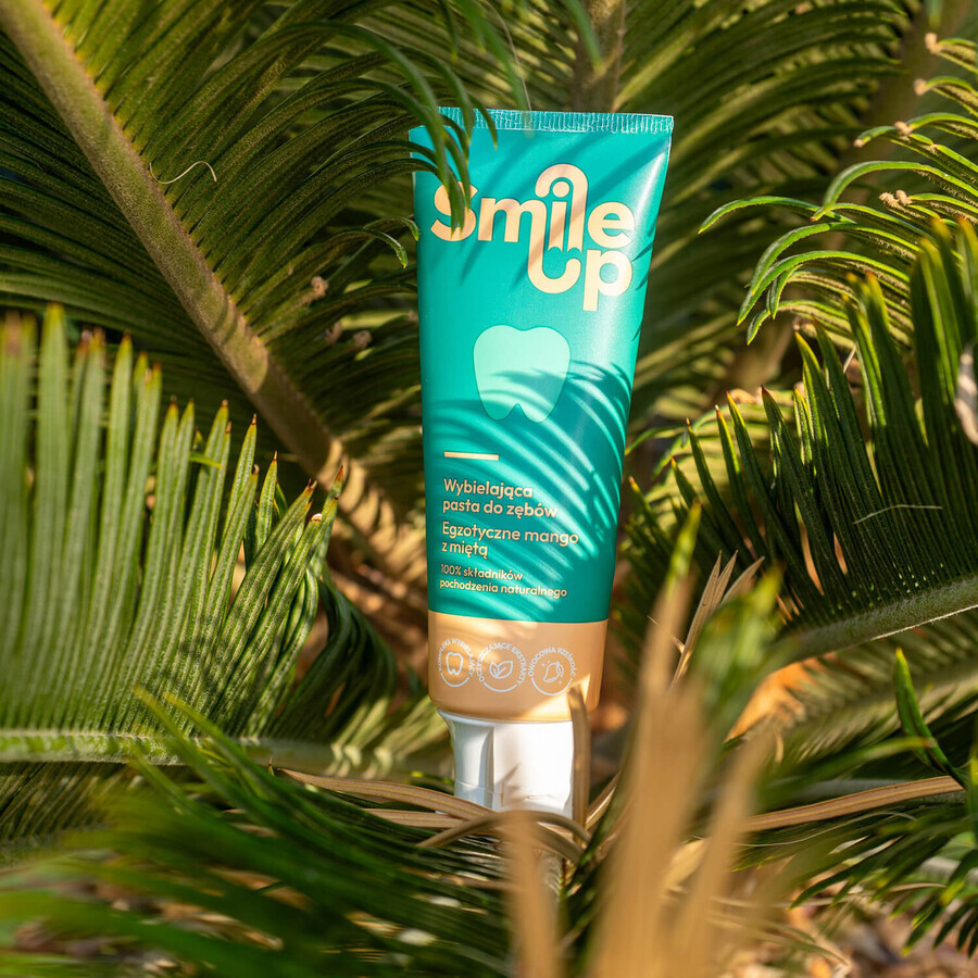 SmileUp dentifricio sbiancante, mango esotico con menta, 75 ml