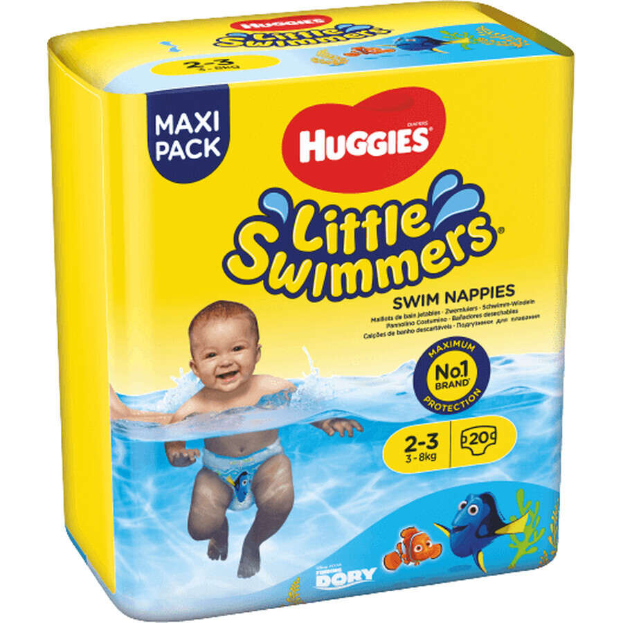 Comprar Pañales Huggies® Little Swimmers, 2/3, 3-8 kg, 12 unidades Pañales Huggies® Little Swimmers, 2/3, 3-8 kg, 12 unidades