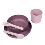 Bo Jungle Tafelset, roze 5-delig Bo Jungle Tafelset, roze 5-delig